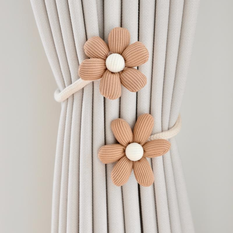 Δεσίματα κουρτινών από ύφασμα, μοντέρνος μινιμαλιστικός σχεδιασμός, ρυθμιζόμενα, μάρκα Star Baby Beauty