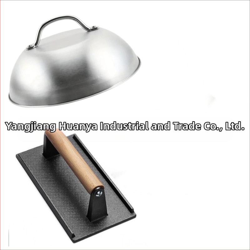 Комплект инструменти за барбекю, 3 части, неръждаема стомана, марка Huanya