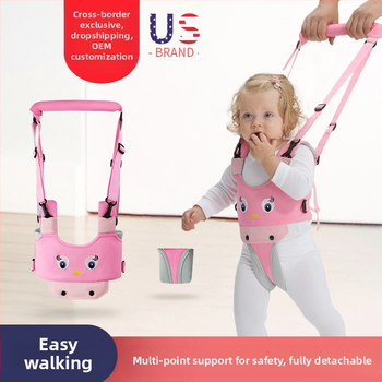 Ζώνη βάδισης σε στυλ φορέα για μωρά, πολυλειτουργική στήριξη μέσης, ελαφριά ζώνη ασφαλείας, αντι-απώλεια, Dekabu υλικό, από 8 μηνών