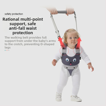 Ζώνη βάδισης σε στυλ φορέα για μωρά, πολυλειτουργική στήριξη μέσης, ελαφριά ζώνη ασφαλείας, αντι-απώλεια, Dekabu υλικό, από 8 μηνών