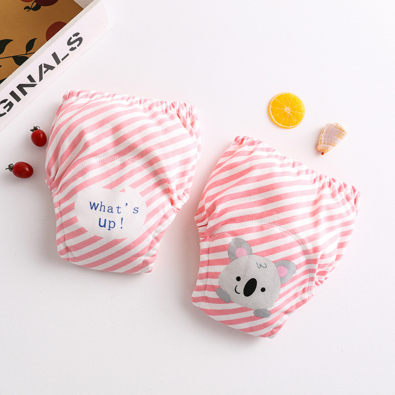 Японски стил бебешки марлеви пелени панталони, водоустойчиви, миещи се, памучен калъф за пелени, обучителни панталони