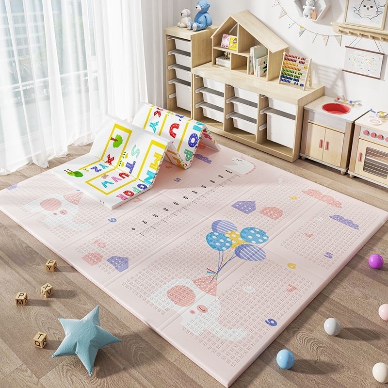 Βρεφικό χαλάκι έρπυσης – αφρώδες, αντιολισθητικό, πτυσσόμενο, ανθεκτικό στη φθορά, μοτίβο καρτούν