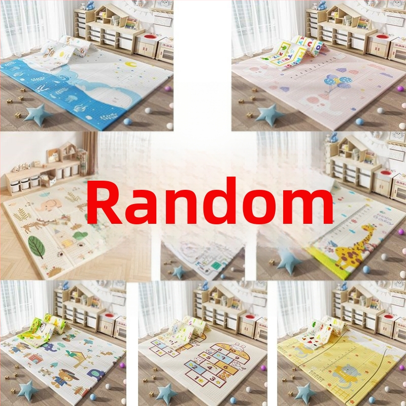 Βρεφικό χαλάκι έρπυσης – αφρώδες, αντιολισθητικό, πτυσσόμενο, ανθεκτικό στη φθορά, μοτίβο καρτούν