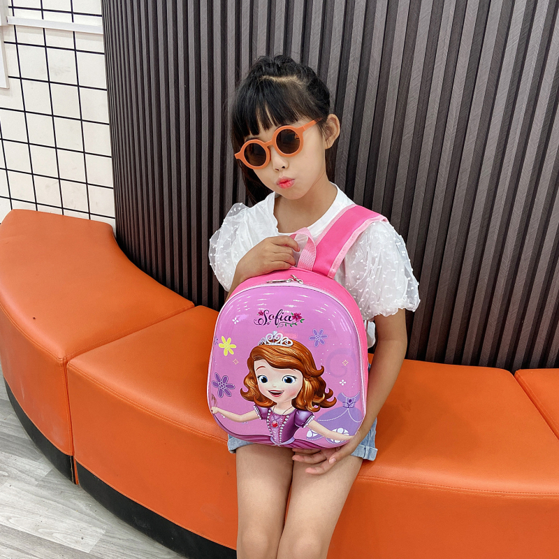 Детска раница с твърд корпус за детска градина | EVA материал; водоустойчив; ергономичен дизайн за намаляване на натоварването; рисунка с персонажи; модел 2021-49