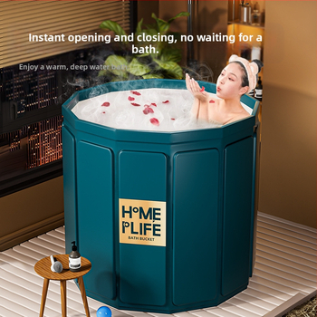 Zhuoxuan Összecsukható fürdőkáda, 855-ös modell, 3 rétegből álló konstrukció, teherbírás 50 kg, tarpaulin felület