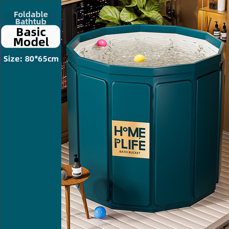 Zhuoxuan Összecsukható fürdőkáda, 855-ös modell, 3 rétegből álló konstrukció, teherbírás 50 kg, tarpaulin felület