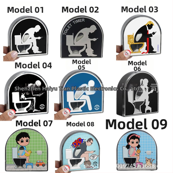 Clepsidră pentru toaletă din plastic – făcută manual, stil modern minimalist, Sea and Sky