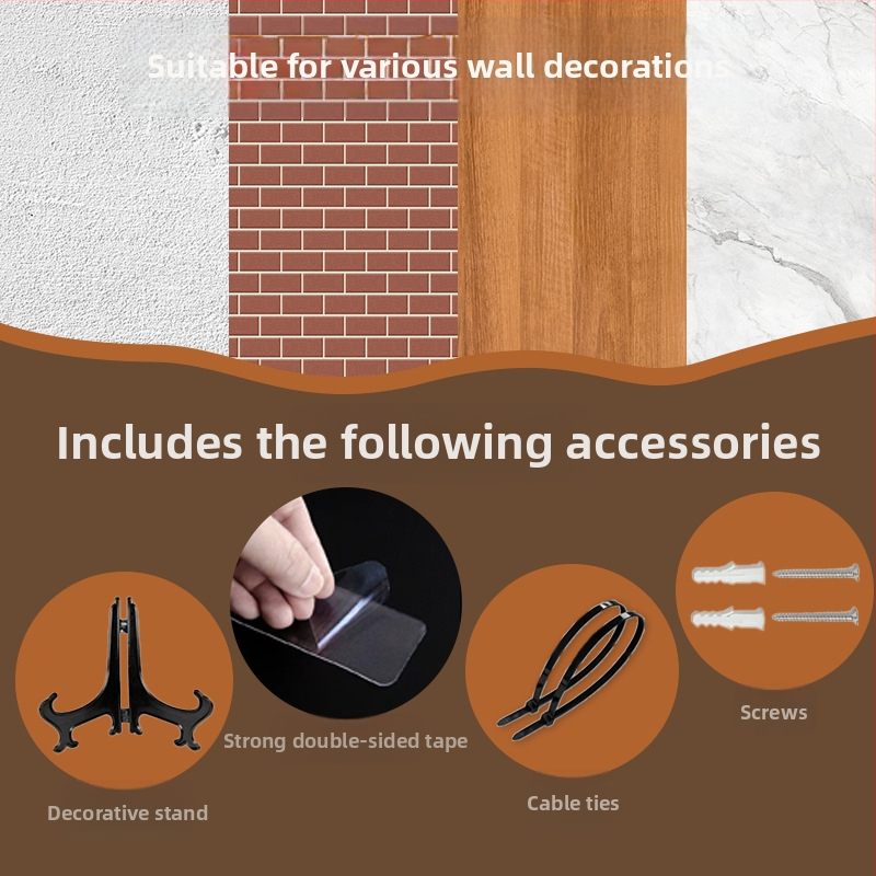 Кръгла алуминиева стенна картина с натюрморт, персонализируема, без рамки.