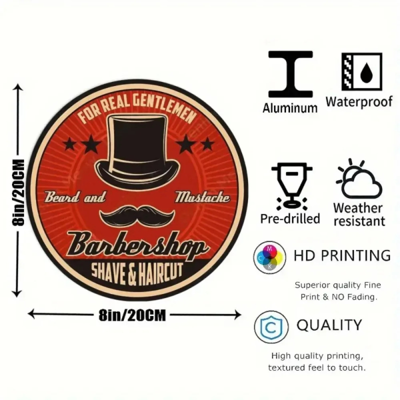 Κύκλικη τοιχογραφία από κράμα αλουμινίου με εκτύπωση νεκρής φύσης, προσαρμόσιμη, χωρίς πλαίσιο.