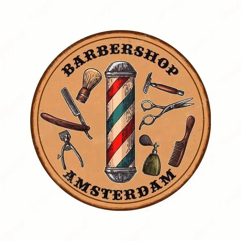 Κύκλικη τοιχογραφία από κράμα αλουμινίου με εκτύπωση νεκρής φύσης, προσαρμόσιμη, χωρίς πλαίσιο.