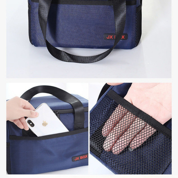 Izoliuota pietų dėžutė su aliuminio folija, Nordic stiliaus