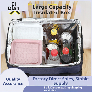 Izoliuota pietų dėžutė su aliuminio folija, Nordic stiliaus