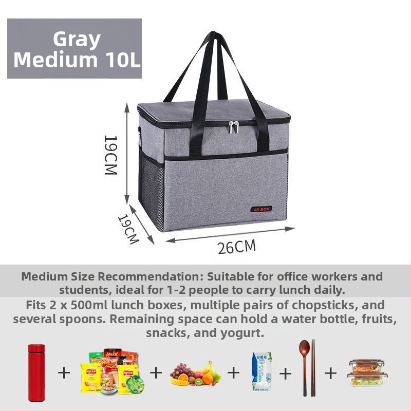 Izoliuota pietų dėžutė su aliuminio folija, Nordic stiliaus