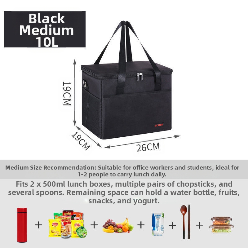 Izoliuota pietų dėžutė su aliuminio folija, Nordic stiliaus