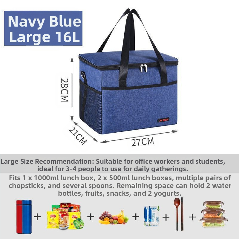 Izoliuota pietų dėžutė su aliuminio folija, Nordic stiliaus