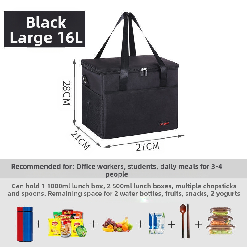 Izoliuota pietų dėžutė su aliuminio folija, Nordic stiliaus