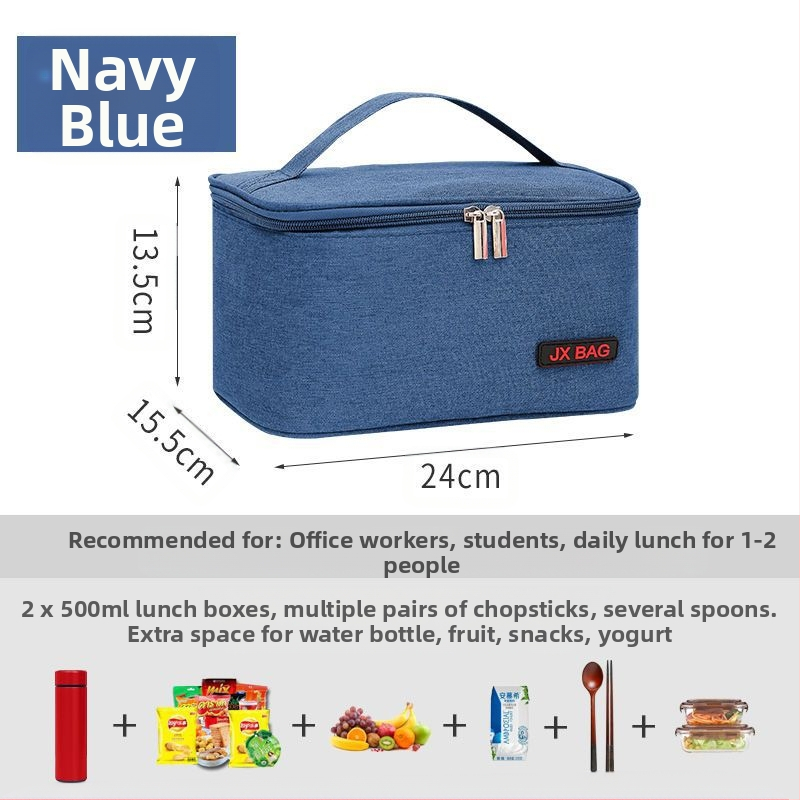 Izoliuota pietų dėžutė su aliuminio folija, Nordic stiliaus