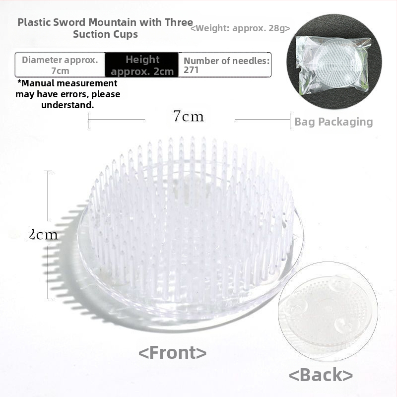 Jianshan πλαστική βάση για ανθοστολισμό με 3 βεντούζες