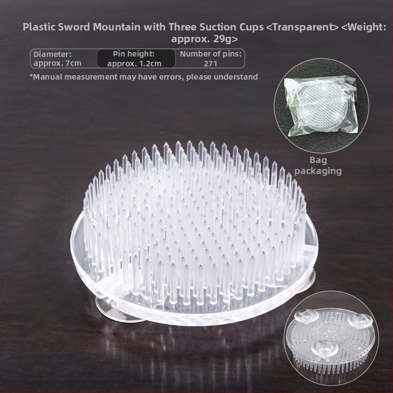 Jianshan πλαστική βάση για ανθοστολισμό με 3 βεντούζες