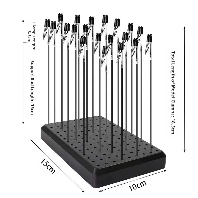 Gundam модел база щипка за пръскане и сушене, крокодилска щипка и ръчна стойка за боядисване