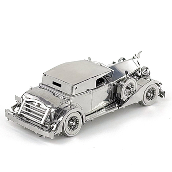 Crazy Model 1934 Packard Κλασικό Αυτοκίνητο - Χωρίς κόλλα, 3D Μεταλλικό Παζλ από Ανοξείδωτο Ατσάλι για DIY Συναρμολόγηση