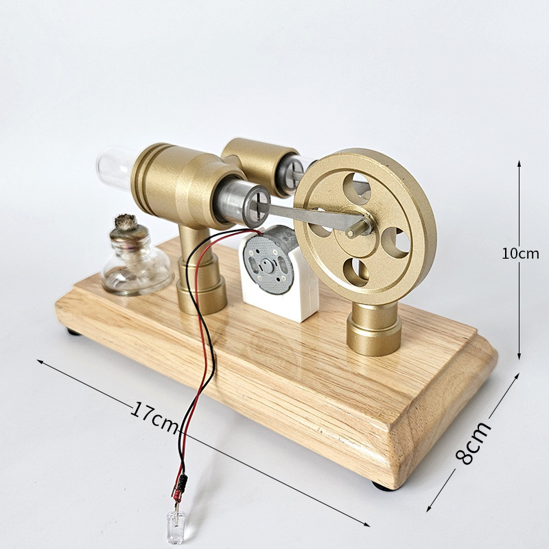 Generator de motor cu abur – model de birou metalic pentru copii 0–2 ani, categorie 3C: Alte; nu este importat; metodă de prelucrare: Altele