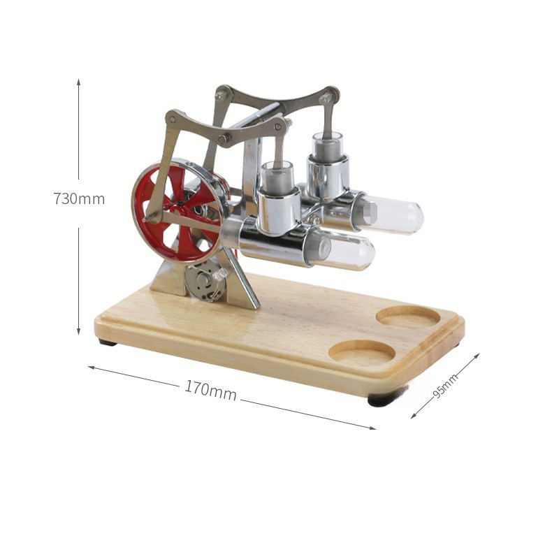 Generator de motor cu abur – model de birou metalic pentru copii 0–2 ani, categorie 3C: Alte; nu este importat; metodă de prelucrare: Altele