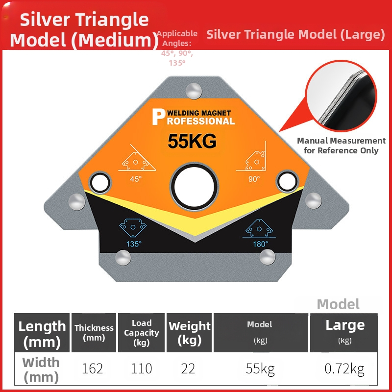Fulida марков мощен магнитен заваръчен локатор – държач за прав ъгъл