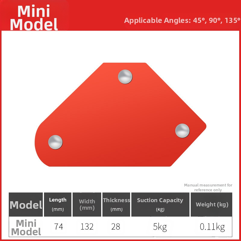 Fulida марков мощен магнитен заваръчен локатор – държач за прав ъгъл