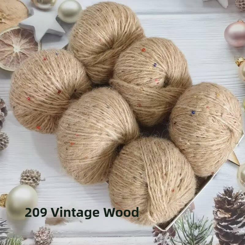 Νήμα παγιέτες από αλπάκα και mohair, worsted spun, μορφή: ρολά, προέλευση: Χεμπέι Μπαοντίν, κατάλληλο για πλέξιμο