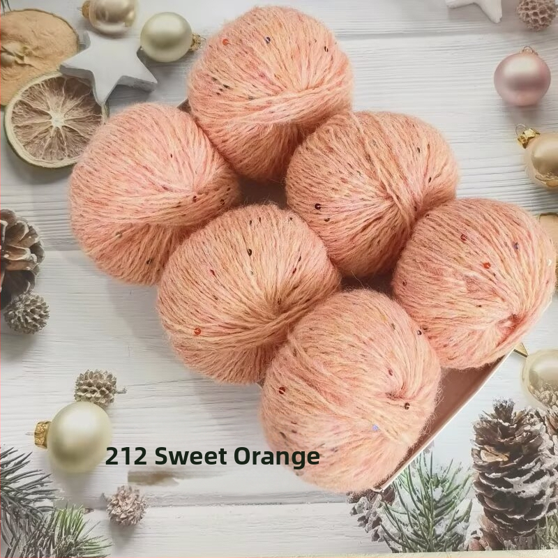 Νήμα παγιέτες από αλπάκα και mohair, worsted spun, μορφή: ρολά, προέλευση: Χεμπέι Μπαοντίν, κατάλληλο για πλέξιμο