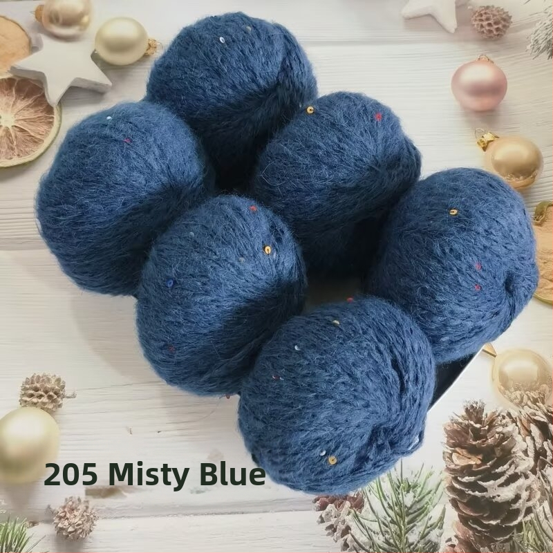 Νήμα παγιέτες από αλπάκα και mohair, worsted spun, μορφή: ρολά, προέλευση: Χεμπέι Μπαοντίν, κατάλληλο για πλέξιμο