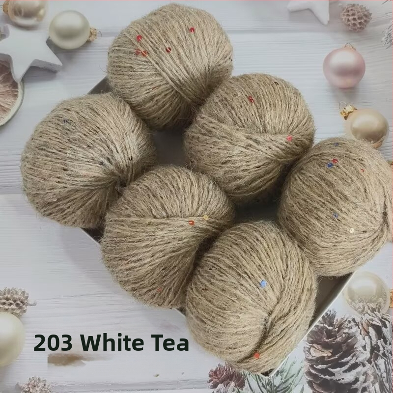 Νήμα παγιέτες από αλπάκα και mohair, worsted spun, μορφή: ρολά, προέλευση: Χεμπέι Μπαοντίν, κατάλληλο για πλέξιμο