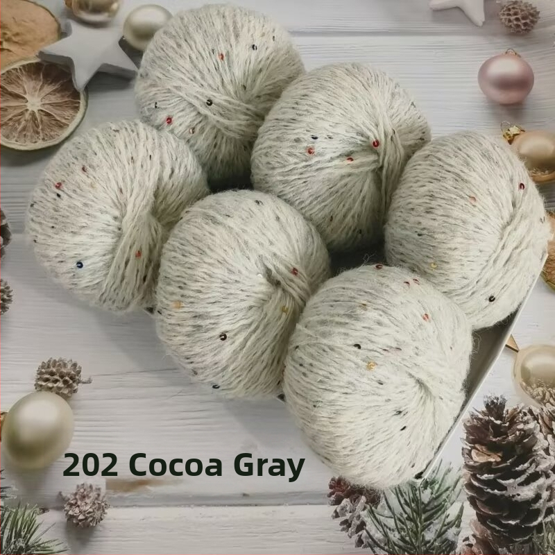 Νήμα παγιέτες από αλπάκα και mohair, worsted spun, μορφή: ρολά, προέλευση: Χεμπέι Μπαοντίν, κατάλληλο για πλέξιμο