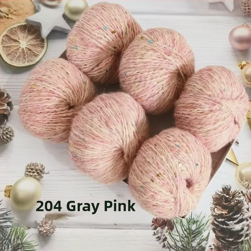 Νήμα παγιέτες από αλπάκα και mohair, worsted spun, μορφή: ρολά, προέλευση: Χεμπέι Μπαοντίν, κατάλληλο για πλέξιμο