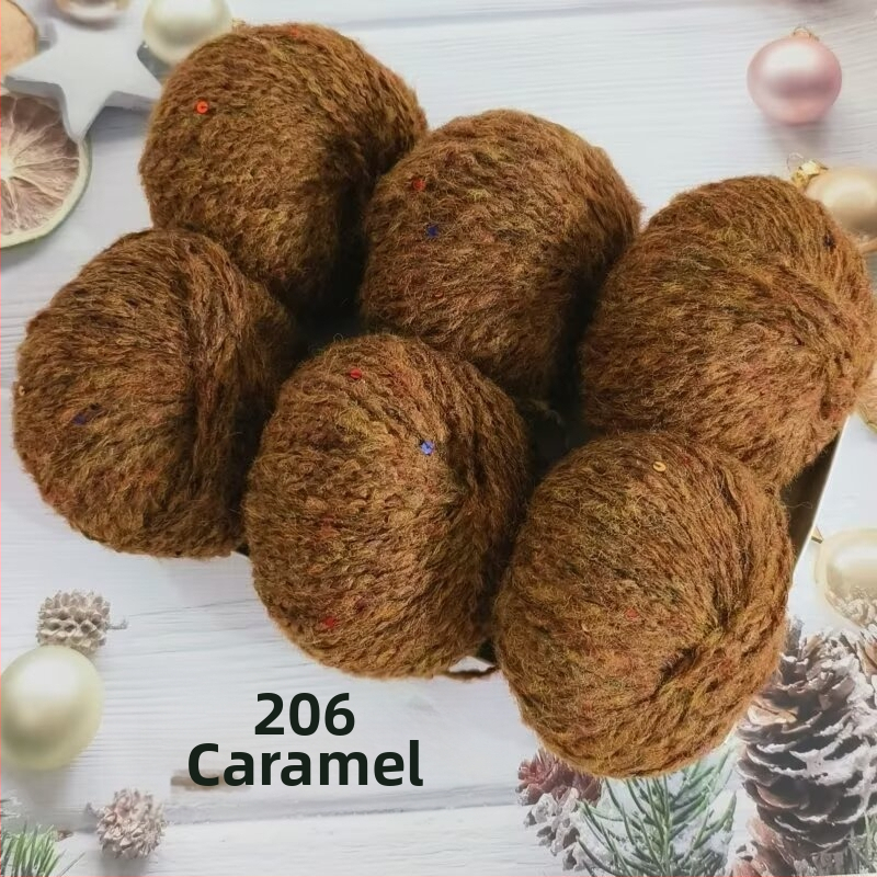 Νήμα παγιέτες από αλπάκα και mohair, worsted spun, μορφή: ρολά, προέλευση: Χεμπέι Μπαοντίν, κατάλληλο για πλέξιμο