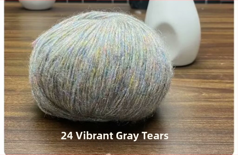 Μόχαϊρ νήμα – αεροστροφή, γραμμή Reunion, για χειροποίητο πλέξιμο, σπρέι μόχαϊρ, Blue Tears