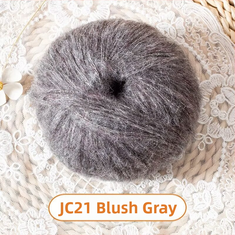 Μόχαϊρ νήμα – αεροστροφή, γραμμή Reunion, για χειροποίητο πλέξιμο, σπρέι μόχαϊρ, Blue Tears