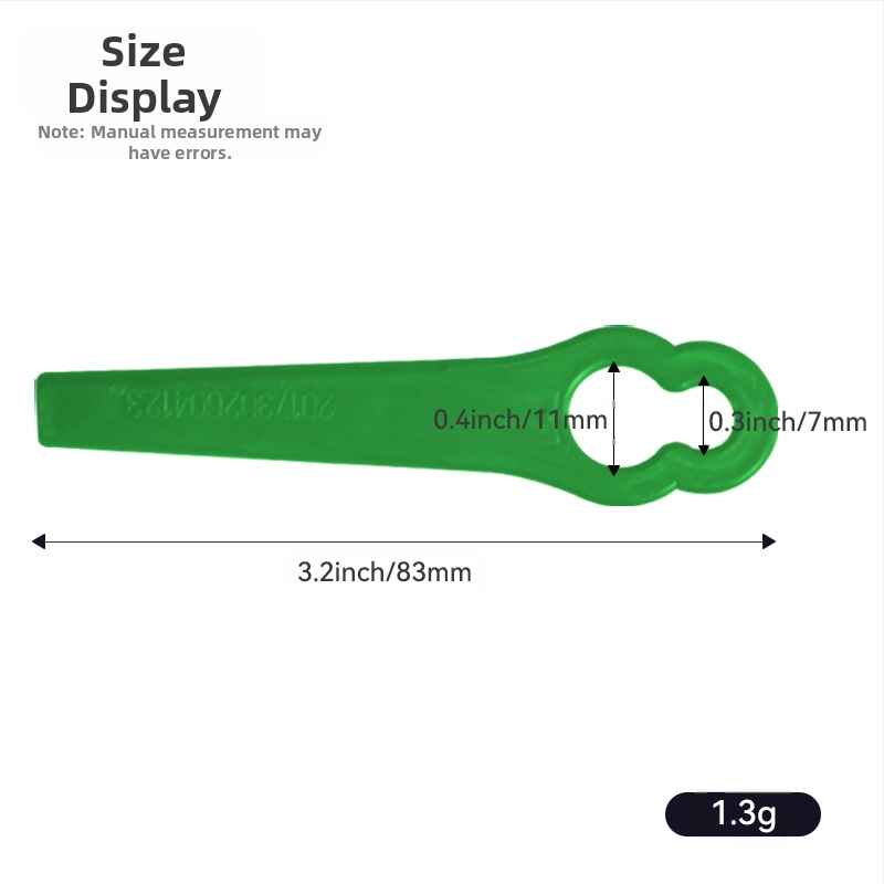 Πλαστική λεπίδα για χλοοκοπτικό - καθολικό ανταλλακτικό κοπής γκαζόν - Realistic (Μάρκα: Realistic; Εφαρμογή: χλοοκοπτικό; Προσαρμογή: Χωρίς)