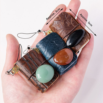 Μίνι κρυστάλλινο σημειωματάριο με γούρι από κρύσταλλο για κρέμασμα σε τσάντα (Υλικό: κρύσταλλο; Μάρκα: Appen Crystal Crafts; Στυλ: Μοντέρνο απλό; Συσκευασία: PP σακούλα)