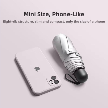 Langshiduo Мини фото чадър за осветление, портативен парасол за фотография, ръчно отваряне, материал TPE, за възрастни