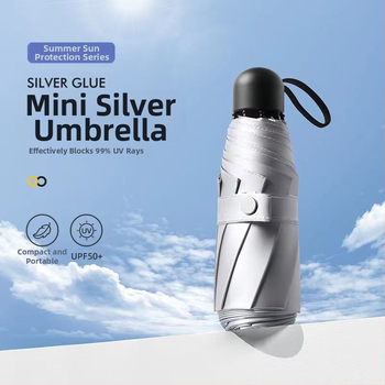 Langshiduo Мини фото чадър за осветление, портативен парасол за фотография, ръчно отваряне, материал TPE, за възрастни