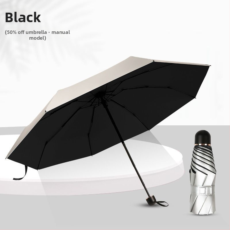 Langshiduo Мини фото чадър за осветление, портативен парасол за фотография, ръчно отваряне, материал TPE, за възрастни