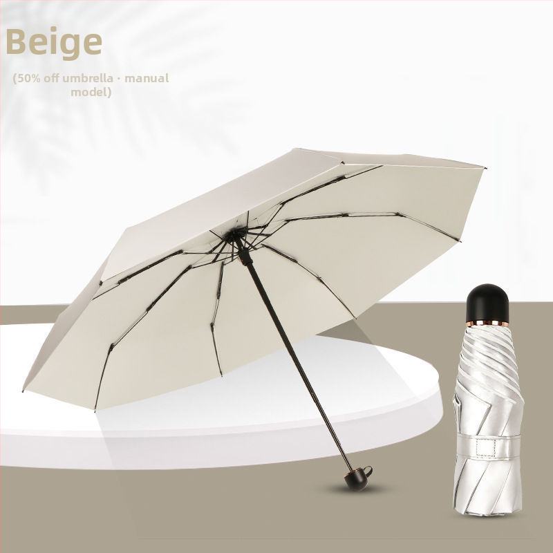 Langshiduo Мини фото чадър за осветление, портативен парасол за фотография, ръчно отваряне, материал TPE, за възрастни