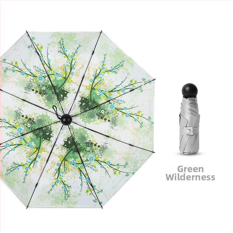 Langshiduo Мини фото чадър за осветление, портативен парасол за фотография, ръчно отваряне, материал TPE, за възрастни