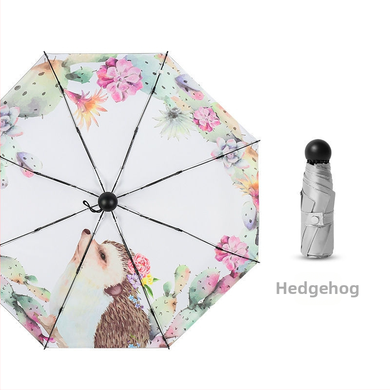 Langshiduo Мини фото чадър за осветление, портативен парасол за фотография, ръчно отваряне, материал TPE, за възрастни