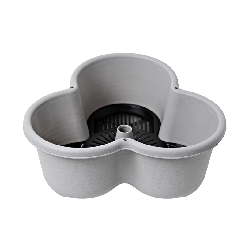 Γλάστρα, πλαστική, αναπνεύσιμη, βιοδιασπώμενη, ανθεκτική στο νερό και στην ξηρασία; πολλών χρήσεων: συνδυαστική, επιτραπέζια, δάπεδο, κρεμαστή; κατασκευή: έγχυση