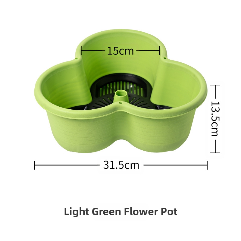 Γλάστρα, πλαστική, αναπνεύσιμη, βιοδιασπώμενη, ανθεκτική στο νερό και στην ξηρασία; πολλών χρήσεων: συνδυαστική, επιτραπέζια, δάπεδο, κρεμαστή; κατασκευή: έγχυση