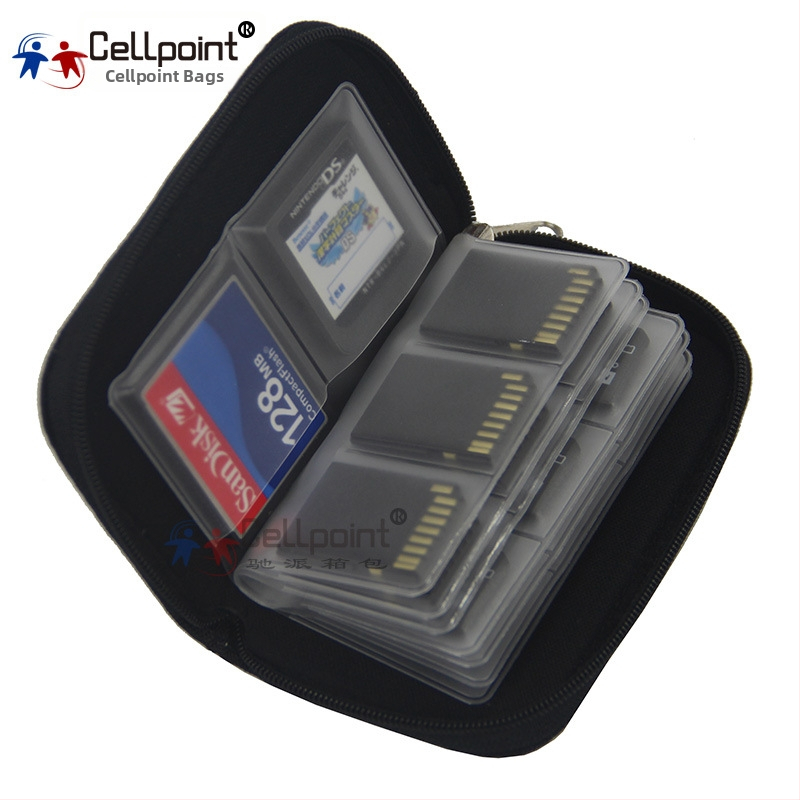 Πολυλειτουργικός οργανωτής καρτών μνήμης 22 θέσεων – PVC, σειρά Cellpoint, επέκταση και αποθήκευση