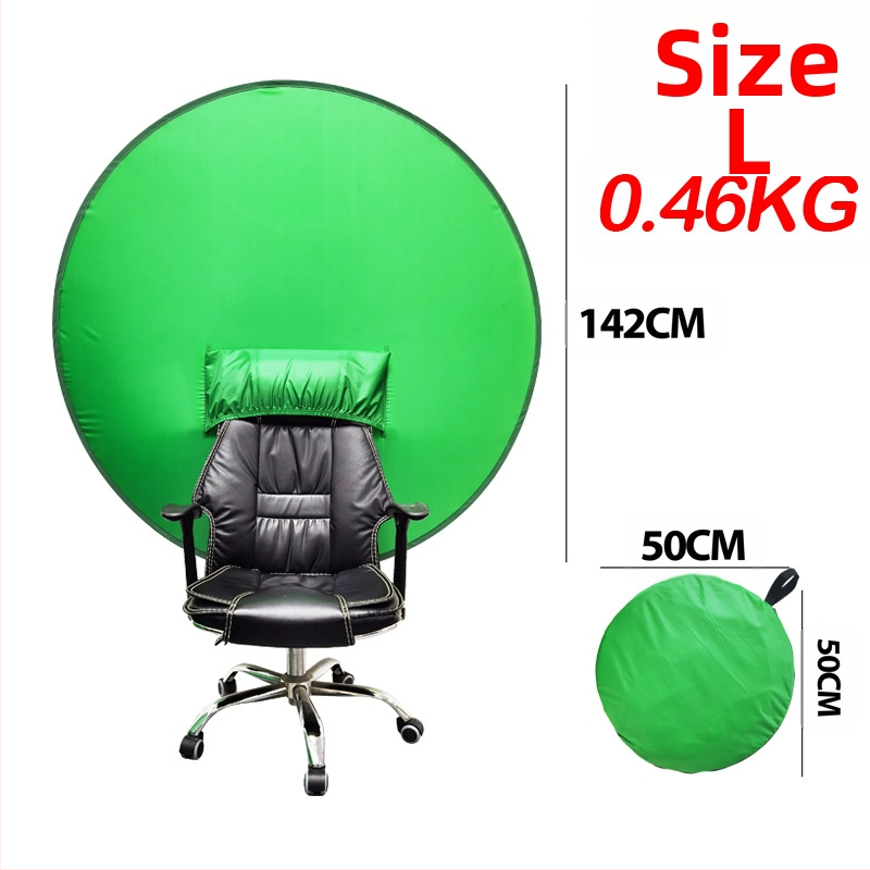 Еластично сгъващо се фоново платно за хромакей, полиестер, множество размери, подходящо за ID снимка, възможност за печат на лого